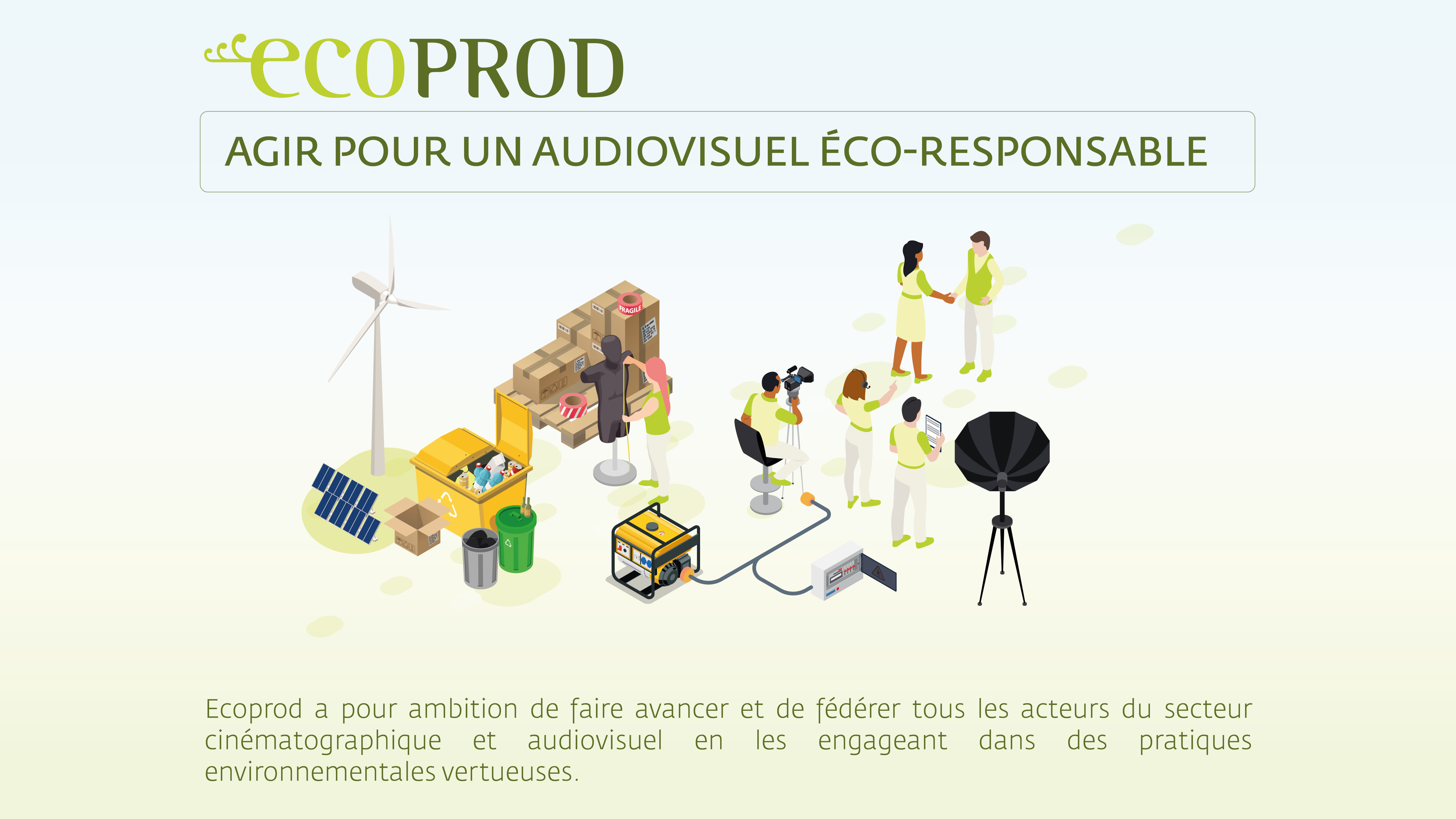 Slide agir pour un audiovisuel eco-responsable